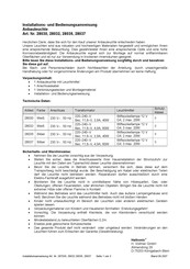 Heitronic 28035 Installation And Operating Instructions Manual