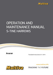 Multiva Avaran Operation And Maintenance Manual