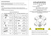 Safavieh PAT6749 Assembly Instructions