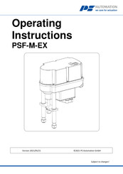 Ps Automation PSF-M-EX Operating Instructions Manual