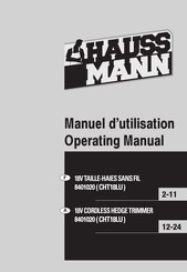 Haussmann 8401020 Operating Manual
