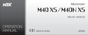 NSK M40N XS Operation Manual