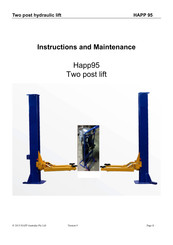 Happ HAPP 95 Instruction And Maintenance