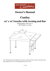 Backyard Creations Conley Owner's Manual