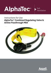 Ansell Alphatec K72 141 100 Instruction Manual
