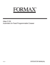 Formax Atlas C150 Operating Instructions Manual