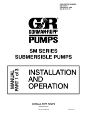 GORMAN-RUPP PUMPS SM4C Installation And Operation Manual