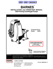 Barnes 30MU Installation And Operation Manual