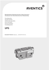 Aventics UPG Operating Instructions Manual
