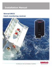 Simrad SR15 Installation Manual