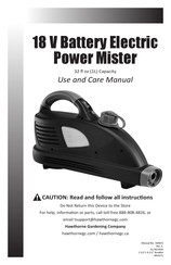 Hawthorne MS4171 Use And Care Manual