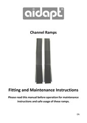 aidapt VA140 Fitting And Maintenance Instructions