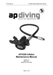 AP Diving APV200 Maintenance Manual