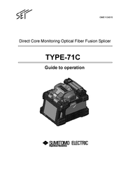Sumitomo TYPE-71c Manual To Operation