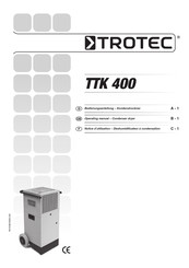Trotec TTK 400 Operating Manual