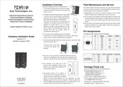 Atop PG5901 Series Hardware Installation Manual