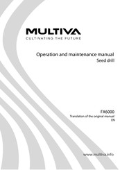 Multiva FX6000 Operation And Maintenance Manual