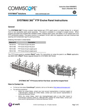 Commscope SYSTIMAX 360 760150144 Instruction Sheet