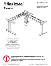 Heartwood CALYPSO CAL-E1-3LEG Manual