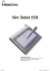 iVistaTablet Slim Tablet 058 Installation Manual