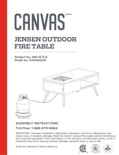 Canvas 085-1573-8 Assembly Instructions Manual