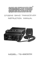 Sommerkamp TS-680EDX Instruction Manual
