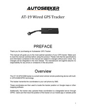 Autoseeker AT-19 Quick Start Manual