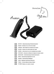 Wahl HorseLine AVALON Directions For Use Manual