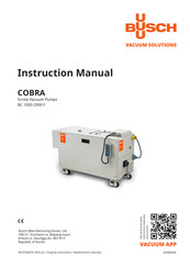 BUSCH COBRA BC 1000 Instruction Manual