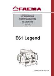 Faema E61 Legend Use And Installation