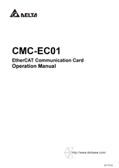 Delta CMC-EC01 Operation Manual