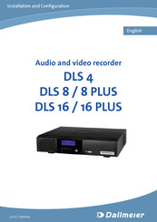dallmeier DLS 8 PLUS Installation And Configuration Manual