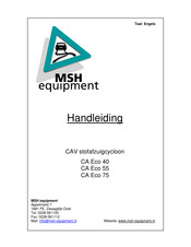 MSH equipment CA Eco 40 User Manual