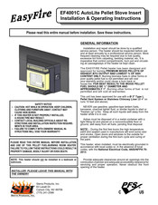 Sierra Products EasyFire EF4001C Installation & Operating Instructions Manual