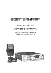Sommerkamp TS-340 DX Owner's Manual