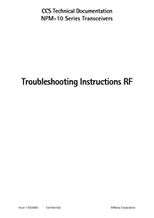 Nokia NPM-10 Series Troubleshooting Instructions
