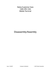 Nokia RH-103 Disassembly/Assembly