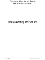 Nokia NSB-5 Series Troubleshooting Instructions
