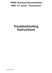 Nokia NSB-1 Series Troubleshooting Instructions