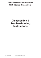 Nokia NSM-2 Series Disassembly & Troubleshooting Instructions