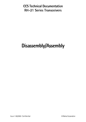 Nokia RH-21 Series Disassembly/Assembly