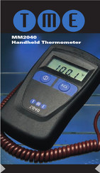 TME MM2040 Manual