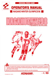 Konami Nagano Winter Olympics '98 Operator's Manual