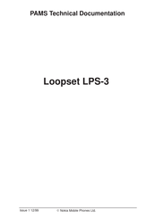 Nokia Loopset LPS-3 Technical Documentation Manual