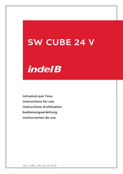 Indel B SW CUBE 24V Instructions For Use Manual