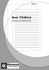 Diamond TRMG3175-DM Installation, Operating And Maintenance Instructions