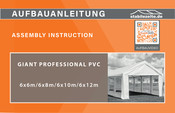 Stabilezelte GIANT PROFESSIONAL PVC Assembly Instruction Manual