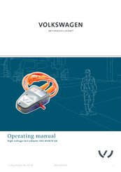 Volkswagen VAS 6558/9-6A Operating Manual