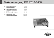 Calira EVS 17/16-DS/IU Operating Instructions Manual