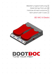 BOOTDOC BD VAC IV Electric Operating Manual
